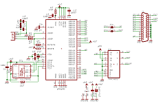 schematic of USB interface